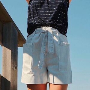 Anthropologie Pilcro and the Letterpress Slim High Waisted Boyfriend shorts